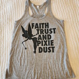 Bella Canvas Gray Tank Top with Black Print